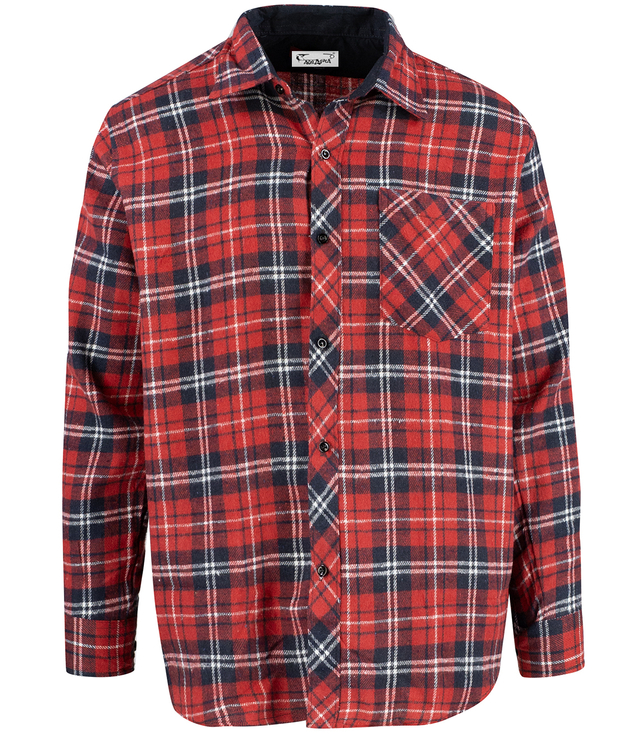 REGULAR FIT cotton check shirt for men