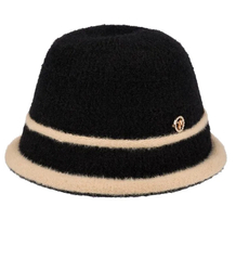 Women's hat cloche patch flower