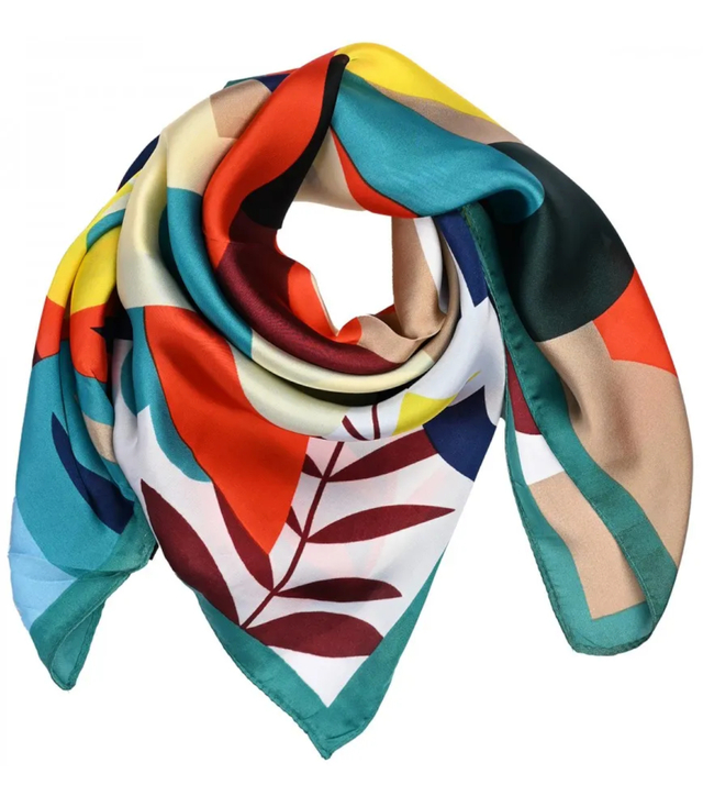 Stylish Elegant Scarf Mix of beautiful patterns 70x70 cm