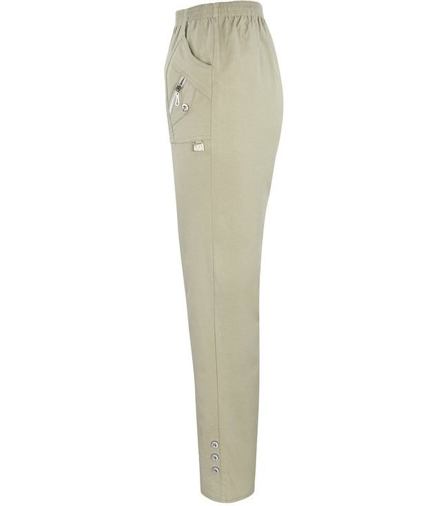 Comfortable elastic pants with an elastic band