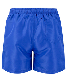 Swim shorts decorated with a summer pattern on the front