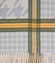 Warm shawl scarf shawl Woven PEPITKA stripes