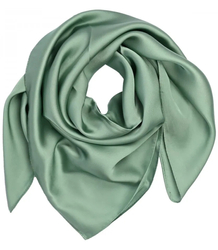 Delicate smooth scarf shawl single color elegant 70x70 cm