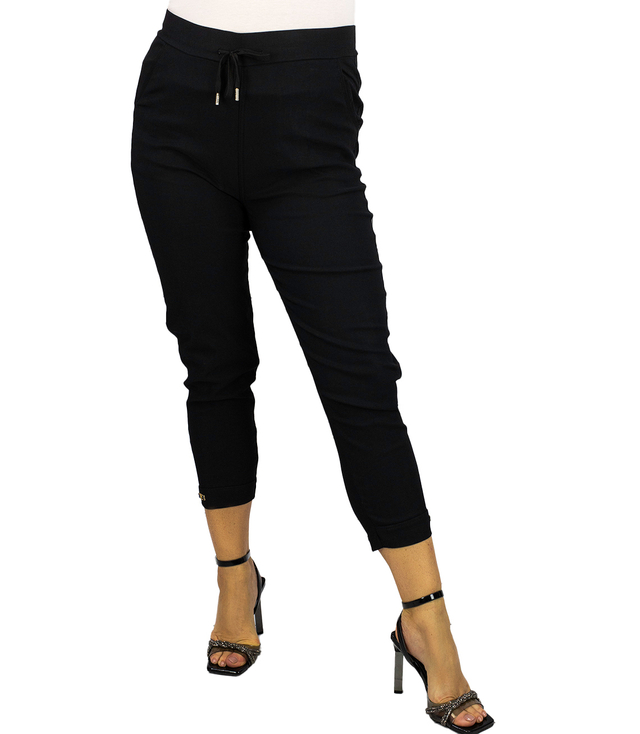 Elegant women's stretch cigarette pants KATE