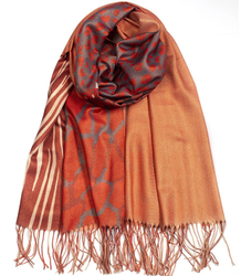 Beautiful shawl scarf scarf pattern ETNO Gloss
