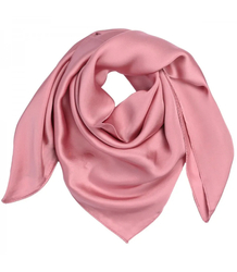 Delicate smooth scarf shawl single color elegant 70x70 cm