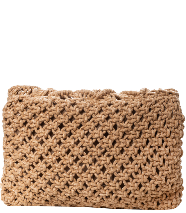 Summer small macramé boho shoulder bag 