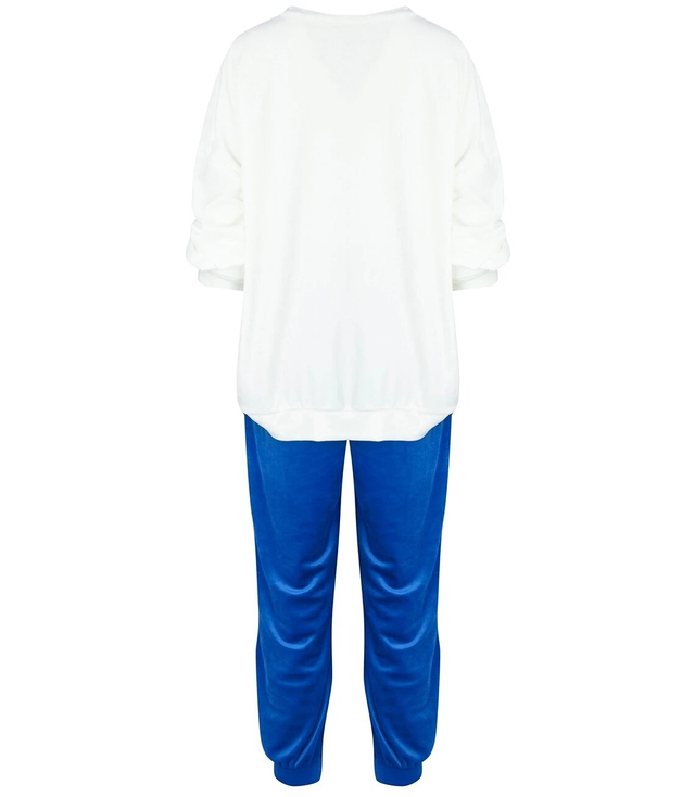 Women's velor tracksuit set Warm M MIA print