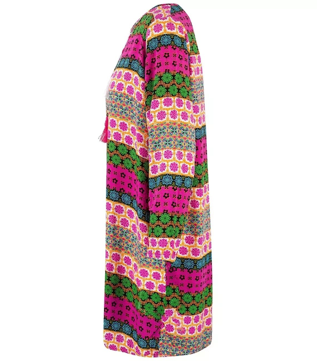 Summer dress loose tunic colorful patterns
