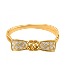 Damski pasek z ozdobną klamrą do sukienki