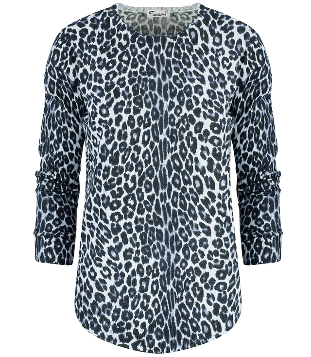 Classic women's leopard sweater ZUZANNA