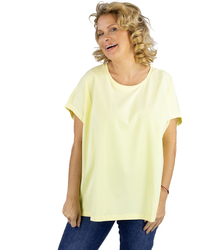 Blouse t-shirt with round neckline oversize Emma