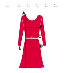 Knitted kimono dress elegance with half turtleneck Élise Knit