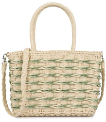 Large basket, summer bag, soft woven handbag