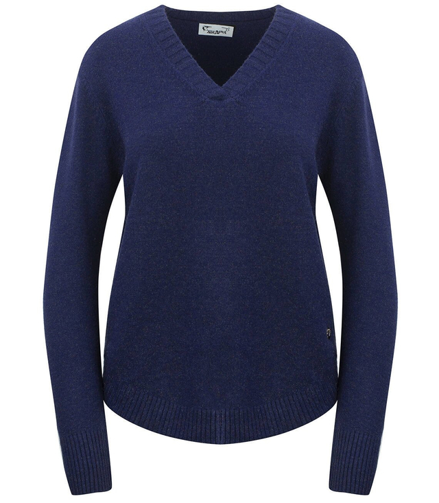 Sweter Klasyczny Gładki ciepły w SEREK