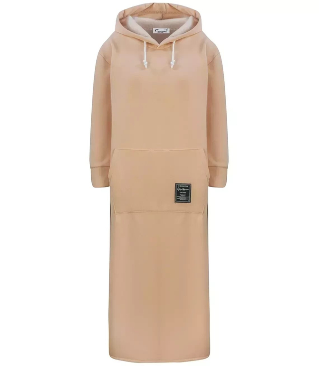 Long sweatshirt oversized tracksuit dress