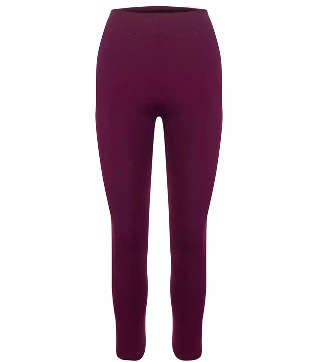 Klasyczne legginsy delikatnie ocieplane