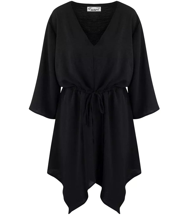 Beautiful loose asymmetric mini dress