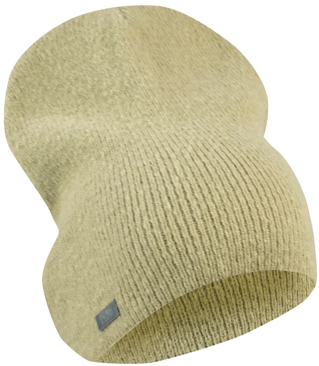 Warm unisex one-color mohair beanie hat