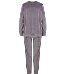 Tracksuit pants sweatshirt set velour MALWINA