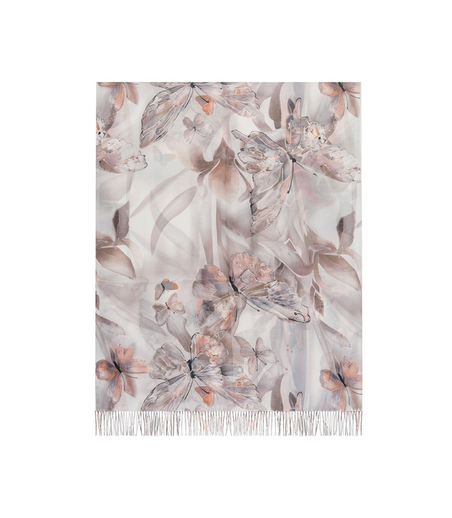 Women's butterfly print scarf stylish 180x70