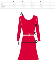 Shirt dress with frills and print cotton and linen AMELIA