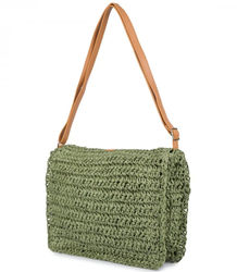 Summer bag, woven shoulder bag, elegant, boho style