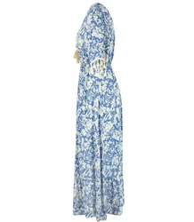 Long boho patterned maxi dress DALIA