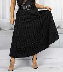 Stylish maxi skirt with sequins elegant