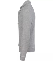 Men&#39;s thick wool sweater with a chimney