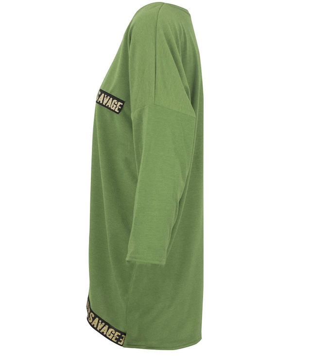 tunika bluzka bombka PLUS SIZE z TAŚMĄ