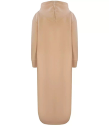 Ciepła bluza damska dresowa Oversize Sukienka Bawełniana Kaptur
