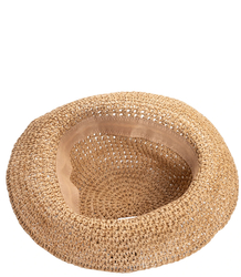 Braided straw hat BUCKET HAT