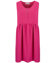 A simple midi dress with a cut-off waist and flared bottom NATASHA