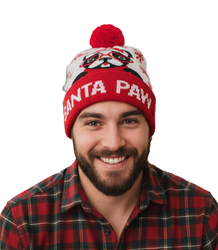 Winter Christmas hat with pom-pom - perfect for preze