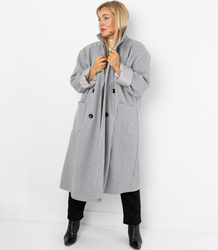 Women's long loose oversized coat CINDY