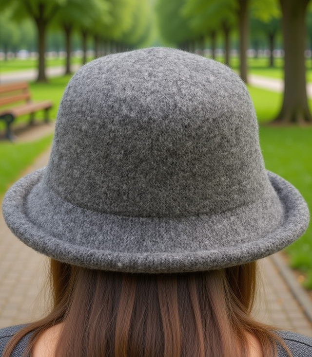 Women's hat made of soft teddy fabric