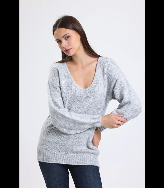 Warm, fashionable, loose women's sweater MATYLDA