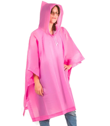 Rain poncho unisex parka coat with hood