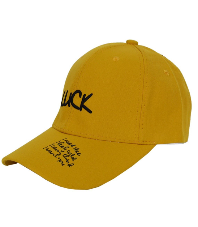 A great baseball cap with the inscription LUCK