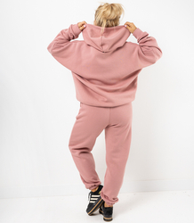 Warm thick sweatshirt set unbuttoned sweatshirt LAURA