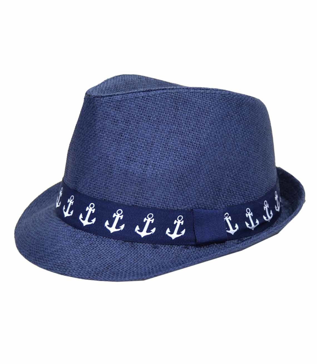 Super children's anchor straw hat