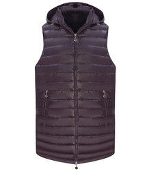 Women's long sleeveless plus size vest