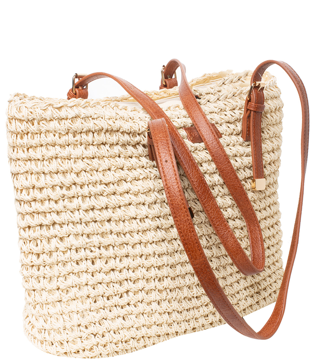 Summer bag shoulder shopper bag braided 