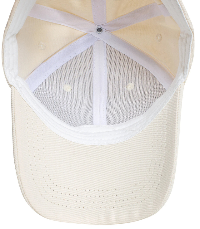 Children's baseball cap decorated with a bunny patch