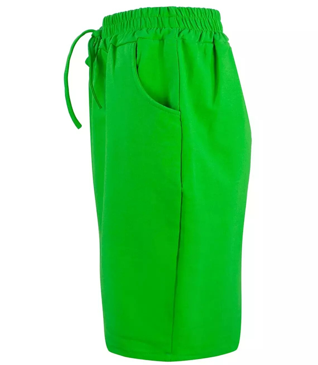 Sweatpants skirt elastic waist pockets