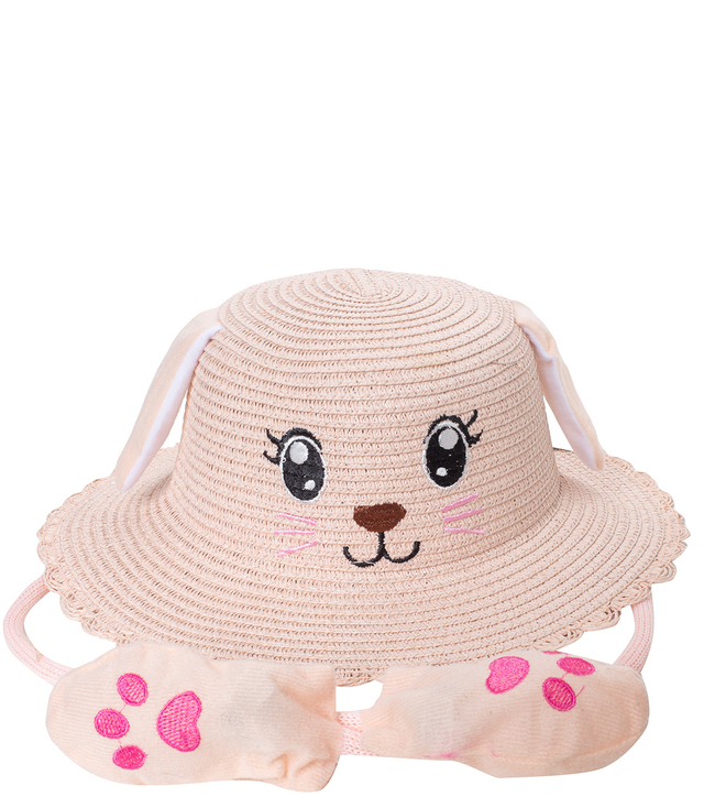 Children's hat with a dog's face and lifting ears