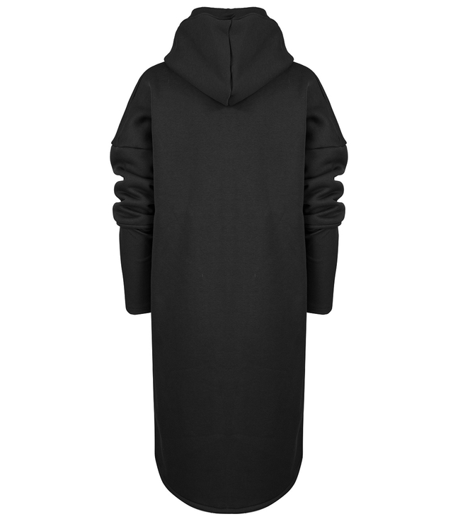 Women's long hooded sweatshirt Zipper Warm MIRABELL