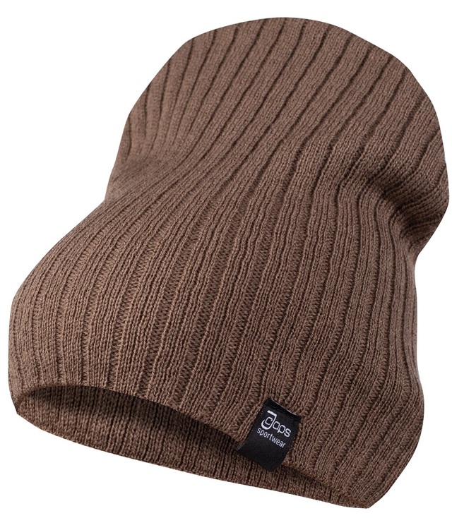 Dzianinowa czapka Beanie UNISEX w prążki