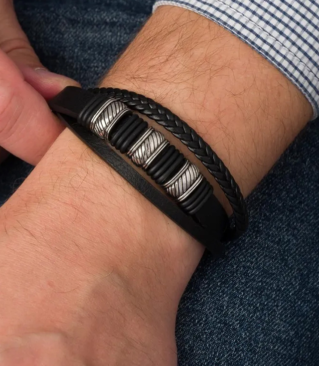 Men's bracelets perfect for a gift braided